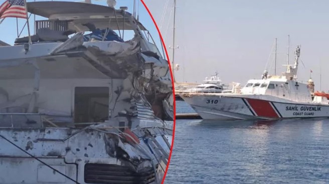 Drug operation in Bodrum! Luxury yacht trying to escape was stopped by firing