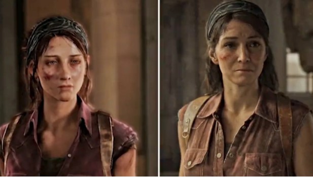 The Last of Us Part 1: a video compares the Tess of the remake with the original
