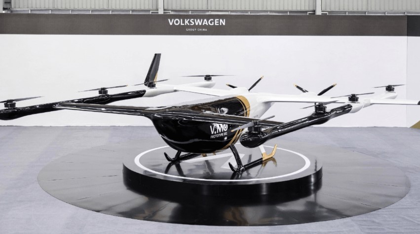 Volkswagen introduced the V.MO drone taxi prototype