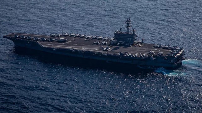 Photo of USS George HW Bush aircraft carrier of the US Navy is on its way to Turkey